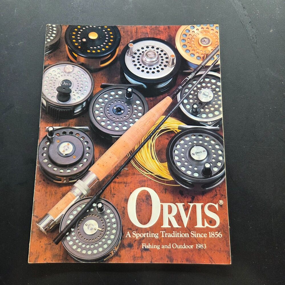 Vintage 1983 Orvis Fishing Outdoor Catalog Fly Rods Reels Tackle Vermont